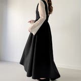 2wayふくれジャガードジャンバースカート | JUNOAH | 詳細画像6 