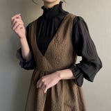 2wayふくれジャガードジャンバースカート | JUNOAH | 詳細画像8 