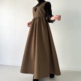 2wayふくれジャガードジャンバースカート | JUNOAH | 詳細画像9 