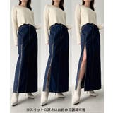 ジップスリットデニムタイトスカート | JUNOAH | 詳細画像25