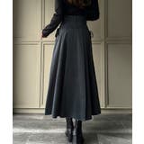 リボン付きコーデュロイタックスカート | JUNOAH | 詳細画像13 