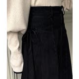 リボン付きコーデュロイタックスカート | JUNOAH | 詳細画像9 