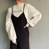 ブラック | バックリボンサロペット | JUNOAH