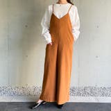 キャメル | バックリボンサロペット | JUNOAH