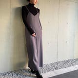 チャコール | バックリボンサロペット | JUNOAH