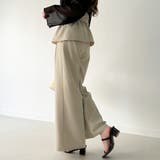 コルセット付きタックワイドパンツ | JUNOAH | 詳細画像12