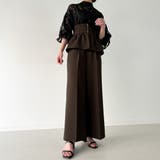 コルセット付きタックワイドパンツ | JUNOAH | 詳細画像18