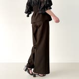 コルセット付きタックワイドパンツ | JUNOAH | 詳細画像21