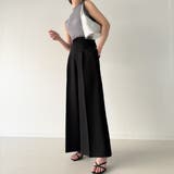 コルセット付きタックワイドパンツ | JUNOAH | 詳細画像8