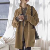 ダークベージュ | ショートチェスターコート | JUNOAH