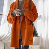 レッド | ショートチェスターコート | JUNOAH