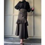 フリルスリットドロストマーメイドスカート | JUNOAH | 詳細画像10