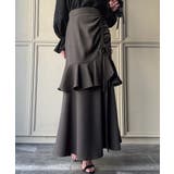 フリルスリットドロストマーメイドスカート | JUNOAH | 詳細画像11