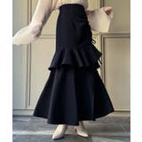 フリルスリットドロストマーメイドスカート | JUNOAH | 詳細画像3