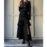 フリルスリットドロストマーメイドスカート | JUNOAH | 詳細画像6