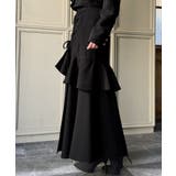 フリルスリットドロストマーメイドスカート | JUNOAH | 詳細画像9