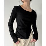 アシメネックドレープカットソー | JUNOAH | 詳細画像2