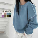 ドロップショルダーデザイントレーナー 韓国ファッション 春 | JUNOAH | 詳細画像10
