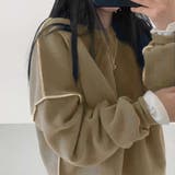 ドロップショルダーデザイントレーナー 韓国ファッション 春 | JUNOAH | 詳細画像4