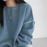 ドロップショルダーデザイントレーナー 韓国ファッション 春 | JUNOAH | 詳細画像6