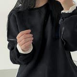 ドロップショルダーデザイントレーナー 韓国ファッション 春 | JUNOAH | 詳細画像7