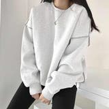 ドロップショルダーデザイントレーナー 韓国ファッション 春 | JUNOAH | 詳細画像9