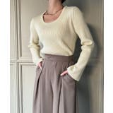 2wayネックリブニット | JUNOAH | 詳細画像10 