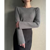 2wayネックリブニット | JUNOAH | 詳細画像5 