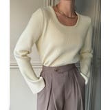 2wayネックリブニット | JUNOAH | 詳細画像9 