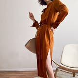 スリットボタンロングシャツ ワンピース シャツワンピース | JUNOAH | 詳細画像7