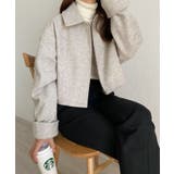 callautia ステンカラーショートアウター | JUNOAH | 詳細画像4