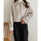 callautia ステンカラーショートアウター | JUNOAH | 詳細画像5