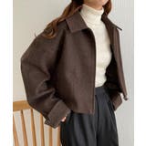 callautia ステンカラーショートアウター | JUNOAH | 詳細画像9