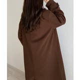 callautia 千鳥チェックスタンドカラーロングコート | JUNOAH | 詳細画像21