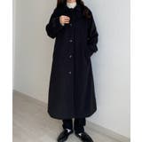 callautia 千鳥チェックスタンドカラーロングコート | JUNOAH | 詳細画像24