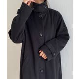 callautia 千鳥チェックスタンドカラーロングコート | JUNOAH | 詳細画像27