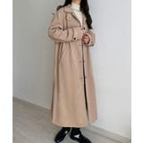 callautia 千鳥チェックスタンドカラーロングコート | JUNOAH | 詳細画像29