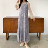 グレー | callautia ジャガードキャミワンピース | JUNOAH