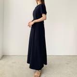 callautia ウエストタックカットワンピース | JUNOAH | 詳細画像15