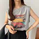 callautia ヴィンテージプリントタンクトップ | JUNOAH | 詳細画像7