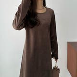 callautia バックリボンIラインベロアワンピース | JUNOAH | 詳細画像11 