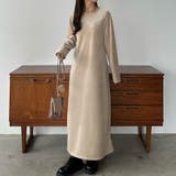callautia バックリボンIラインベロアワンピース | JUNOAH | 詳細画像6 
