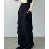 callautia ギャザーナイロンスカート | JUNOAH | 詳細画像3 