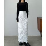 callautia ギャザーナイロンスカート | JUNOAH | 詳細画像6 