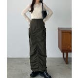 callautia ギャザーナイロンスカート | JUNOAH | 詳細画像8 