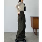 callautia ギャザーナイロンスカート | JUNOAH | 詳細画像9 