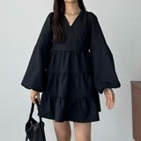 callautia バルーンスリーブジャガードトップス | JUNOAH | 詳細画像2 