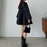 callautia バルーンスリーブジャガードトップス | JUNOAH | 詳細画像3 