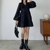 callautia バルーンスリーブジャガードトップス | JUNOAH | 詳細画像4 