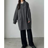 callautia ステンカラーオーバーミドルコート | JUNOAH | 詳細画像10 